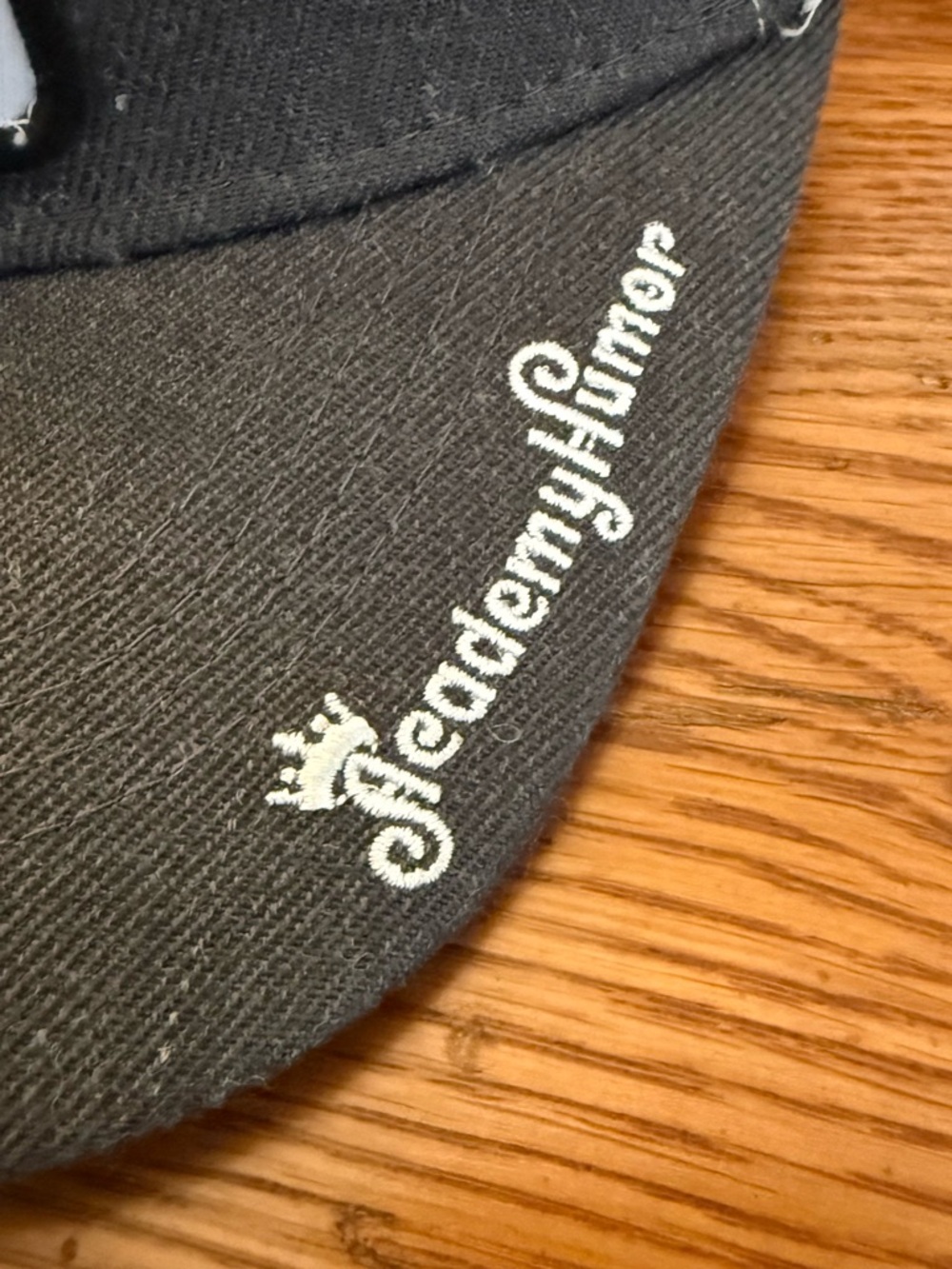 Gray & White Trucker Hat with Tattoo Shop Patch - Picture 3 of 10
